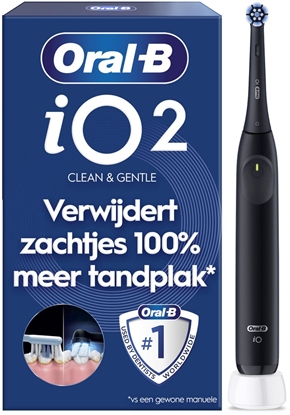 ORALB IO2 BLACK TANDENBORSTEL 1ST